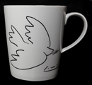 Pablo Picasso Mug : The dove, detail n°1