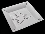 Pablo Picasso Porcelain bowl (emptyout-pocket) : Dove, detail n°1