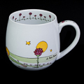 Mug Saint Exupéry, en porcelana : Le petit Prince, Fleur