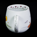 Mug Saint Exupéry en porcelaine : Le petit Prince, Fleur, détail n°3