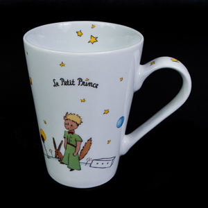 Saint Exupéry mug : Le petit Prince, Voir avec son coeur