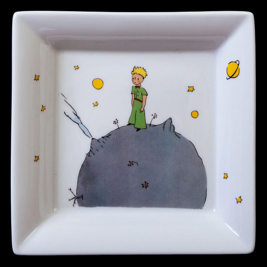 Coppa (Vuoto-tasca) Antoine de Saint Exupéry, in porcellana : Little Prince