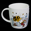 Mug Asterix & Obelix (Uderzo), en porcelana : K.O., detalle n°1