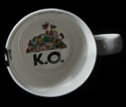 Mug Asterix & Obelix (Uderzo), en porcelana : K.O., detalle n°4