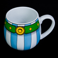 Mug Asterix & Obelix (Uderzo), en porcelana : Men's Belt, detalle n°2