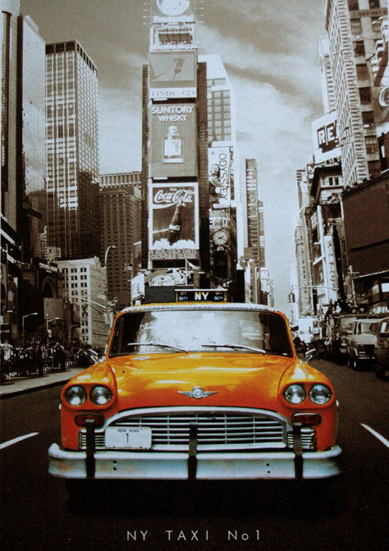 Eurographics Puzzlespiel 1000 Stück New York Yellow Cab eg60000657 