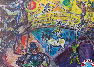 Marc Chagall puzzle : The circus horse, 1964