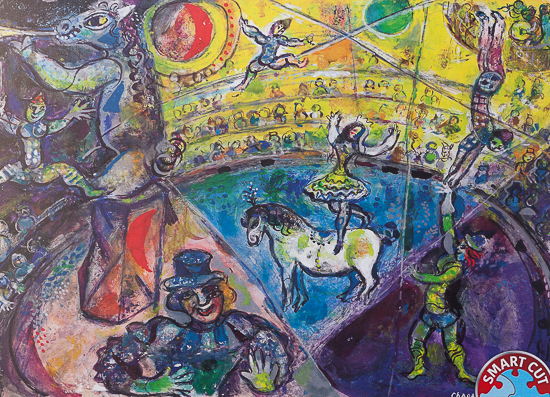 Puzzle Marc Chagall : Le Cheval de Cirque, 1964