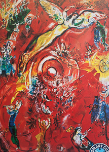 Marc Chagall puzzle : The Triumph of Music
