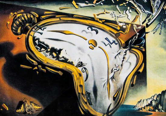 Salvador Dali puzzle : The melting clock