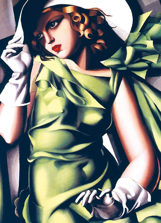 Tamara de Lempicka puzzle : Young girl in green