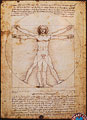 Puzzle Léonard De Vinci : L'Homme de vitruve