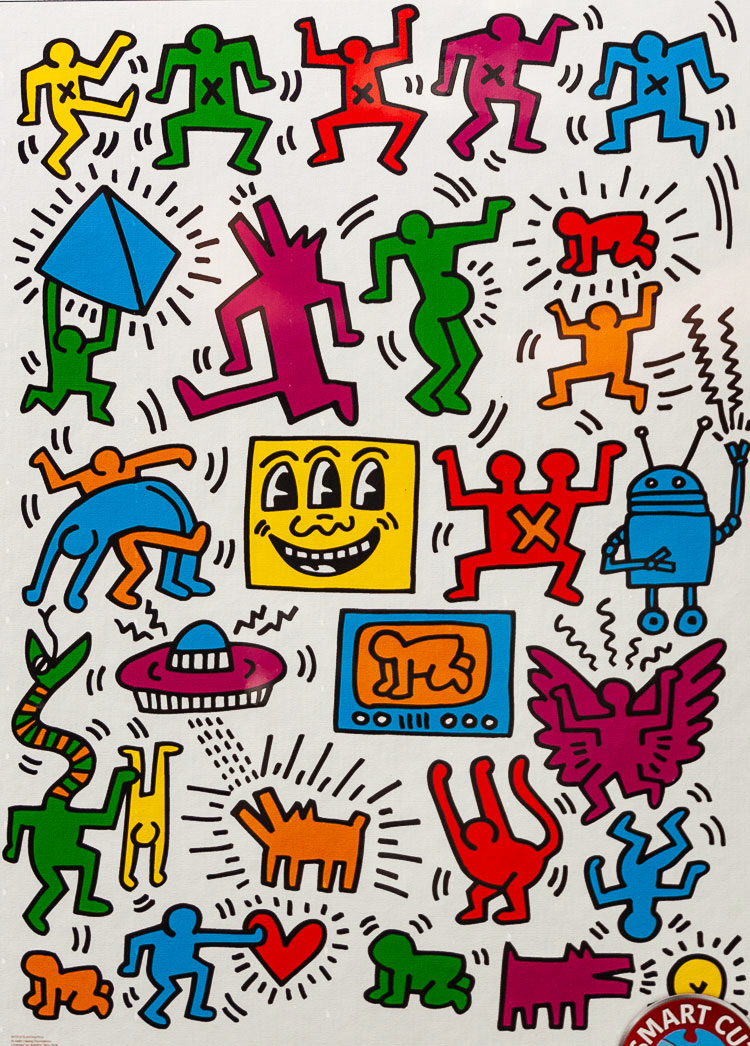 Keith Haring Collage Art Puzzle 1000 Pieces