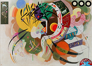 Puzzle Kandinsky : Courbe dominante, 1936