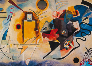 Kandinsky puzzle : Yellow Red Blue