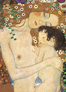 Gustav Klimt puzzle : Mother and child