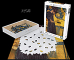 Puzzle 1000p Gustav Klimt : Il bacio (dettaglio)