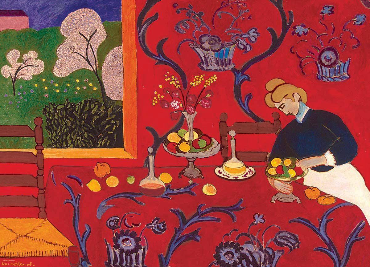 tempel Op de een of andere manier Roos Henri Matisse The dessert : Harmony in red : Art Puzzle 1000 pieces