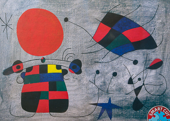 Joan Miro puzzle : The Smile of the Flamboyant Wings,1954