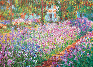 Puzzle Claude Monet : Monet's garden