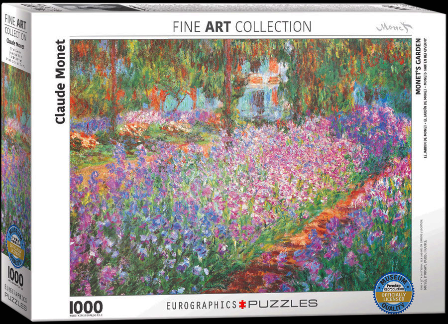 RHRW Puzzle de 1000 Piezas de Rompecabezas de Madera Claude Monet ClaudeMonetGareSaintLazare Paris mil Piezas 