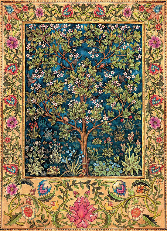 Puzzle William Morris : Tree of Life Tapestry