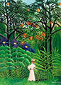 Rompecabezas Henri Rousseau : Woman in an Exotic Forest, 1905