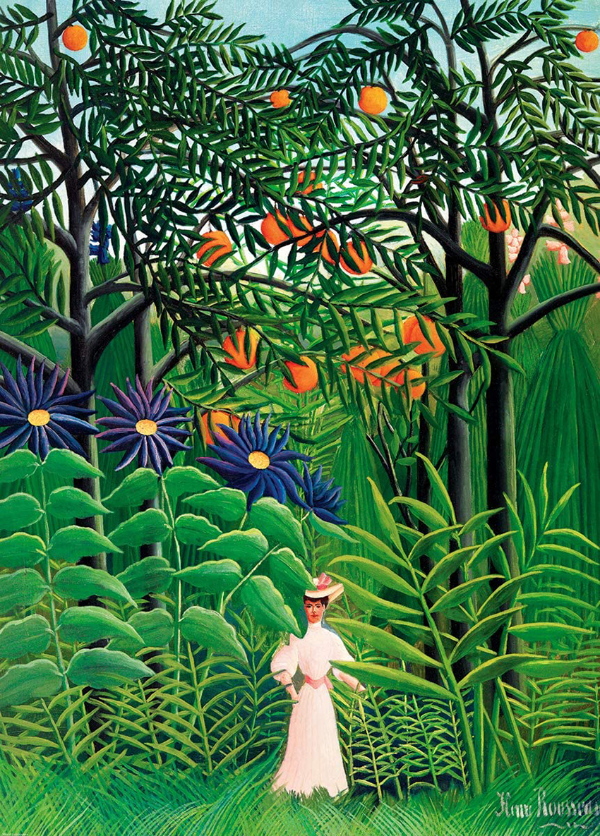Henri Rousseau Puzzle : Woman in an Exotic Forest