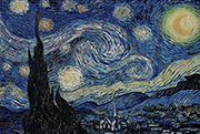 Vincent Van Gogh : Nuit étoilée, 1000p