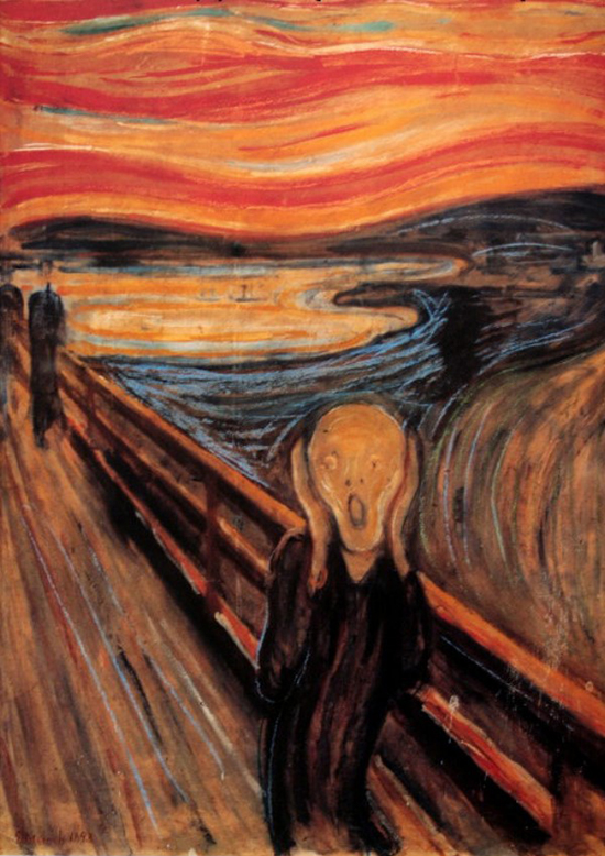 Edvard Munch : The scream, 1893