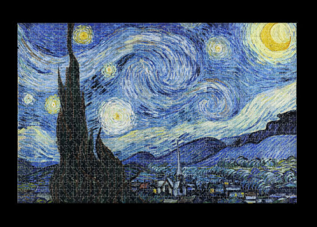 Rompecabezas piezas Vincent Van Gogh : Noche estrellada (Lanzfeld Editions)