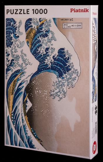 Rompecabezas 1000 piezas Hokusai : La gran ola de Kanagawa (Piatnik)