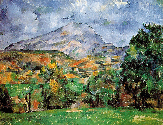 Paul Cézanne wooden jigsaw puzzle : La montagne Sainte Victoire (Michele Wilson)