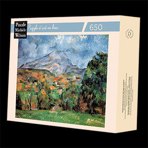 Puzzle di legno Paul Cézanne : La montagne Sainte Victoire (Michèle Wilson)
