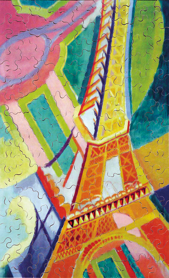 Puzzle en bois Robert Delaunay : Tour Eiffel (Michele Wilson)