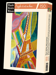 Puzzle en bois Delaunay : Tour Eiffel (Michèle Wilson)