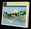 Hokusai wooden jigsaw puzzle 80 p : Reflection in Lake at Misaka (Michele Wilson)