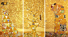 Puzzle di legno Gustav Klimt : L'albero della vita (Michele Wilson)