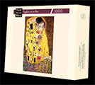 Puzzle en bois Gustav Klimt : Le baiser, 250p (Michele Wilson)