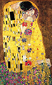 Puzzle en bois Gustav Klimt : Le baiser (Michele Wilson)