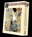 Puzzle di legno 250p Gustav Klimt : Donna con ventaglio (Scatola Michele Wilson)