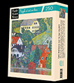 Puzzle di legno 250p Gustav Klimt : Houses at Unterach on the Attersee Lake (Scatola Michele Wilson)