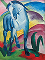 Puzzle en bois Franz Marc : Le cheval bleu, 250p (Michele Wilson)