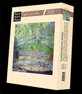 Puzzle en bois Claude Monet : Le pont japonais (Michèle Wilson)