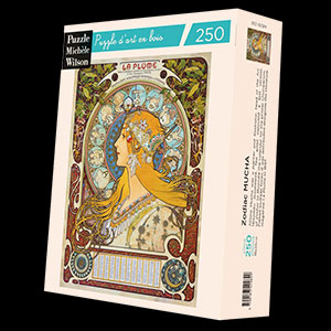 Alfons Mucha wooden puzzle : Zodiac (Michèle Wilson)