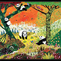 Puzzle en bois Alain Thomas : Les pandas, 250p (Michele Wilson)