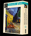 Puzzle di legno 250p Van Gogh : Terrazza del caffè di notte (Michele Wilson)