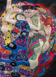 Puzzle Gustav Klimt : La jeune fille