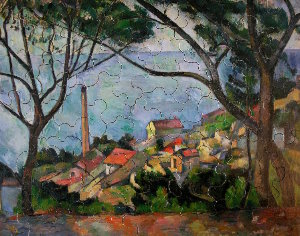 Rompecabezas para niños Cézanne : Vue sur L'Estaque