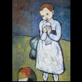 Pablo Picasso wooden puzzle for kids : Child with a Dove